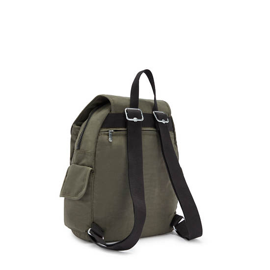 Kipling City Pack Small Ryggsekk Grønn | NO 1707UZ